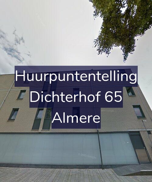 Foto gevel Huurpuntentelling voor Dichterhof 65, Almere