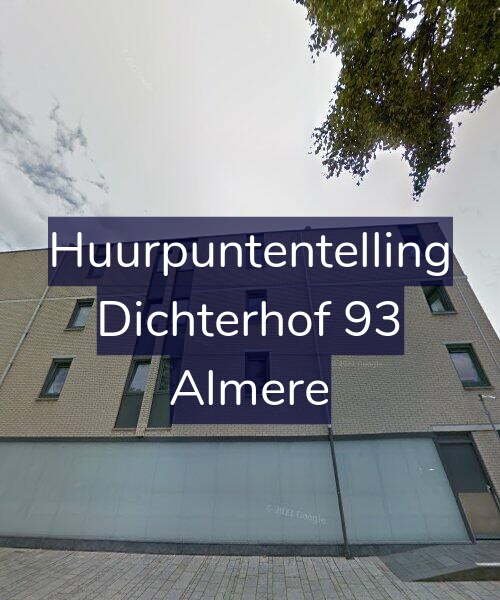 Foto gevel Huurpuntentelling voor Dichterhof 93, Almere