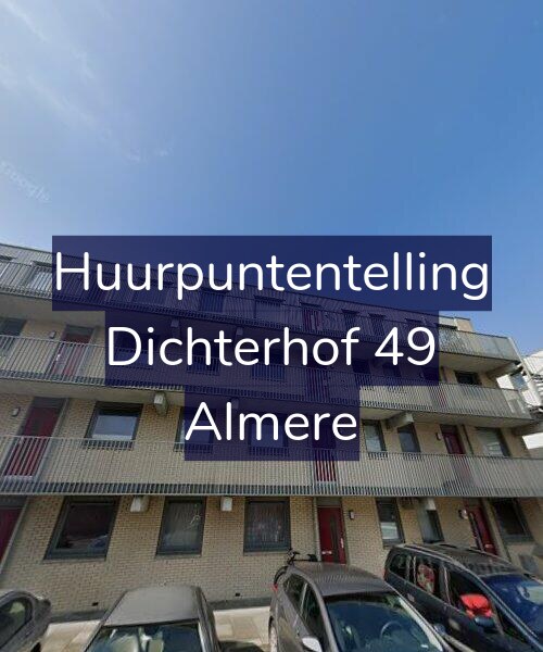 Foto gevel Huurpuntentelling voor Dichterhof 49, Almere