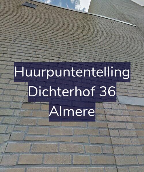 Foto gevel Huurpuntentelling voor Dichterhof 36, Almere