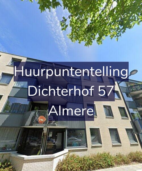 Foto gevel Huurpuntentelling voor Dichterhof 57, Almere