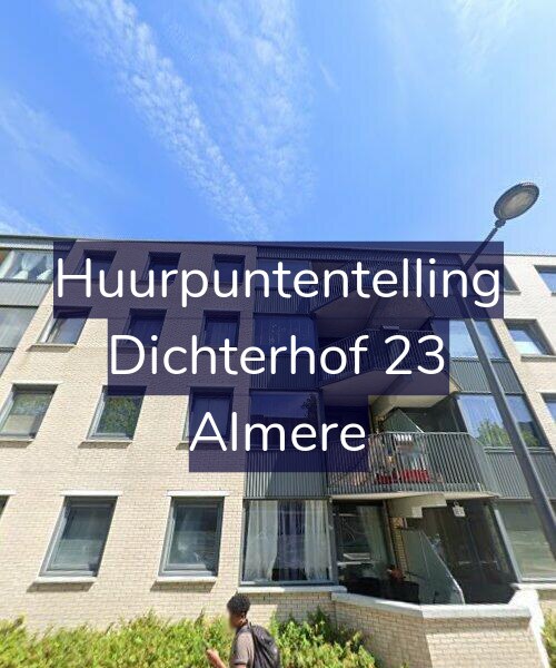 Foto gevel Huurpuntentelling voor Dichterhof 23, Almere