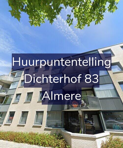Foto gevel Huurpuntentelling voor Dichterhof 83, Almere