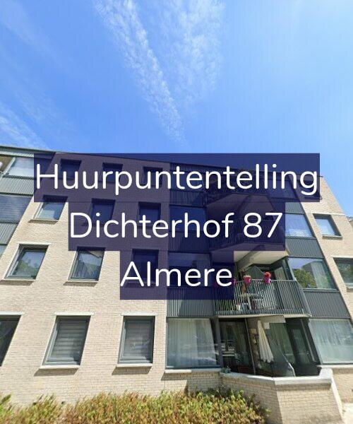 Foto gevel Huurpuntentelling voor Dichterhof 87, Almere