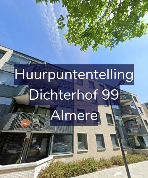 Foto gevel Huurpuntentelling voor Dichterhof 99, Almere