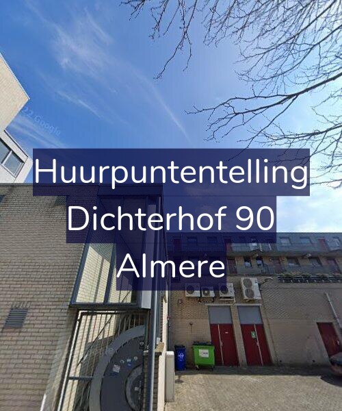 Foto gevel Huurpuntentelling voor Dichterhof 90, Almere