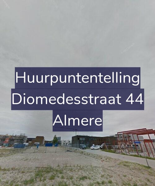Foto gevel Huurpuntentelling voor Diomedesstraat 44, Almere