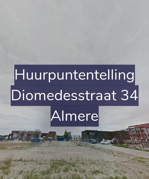 Foto gevel Huurpuntentelling voor Diomedesstraat 34, Almere