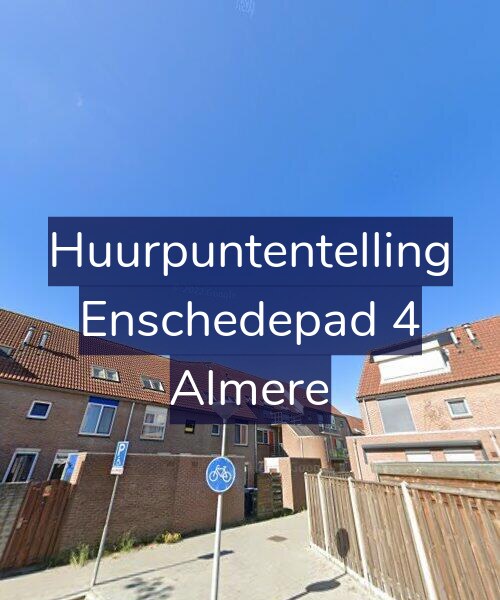Foto gevel Huurpuntentelling voor Enschedepad 4, Almere