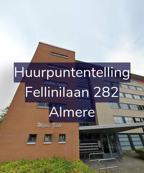Foto gevel Huurpuntentelling voor Fellinilaan 282, Almere