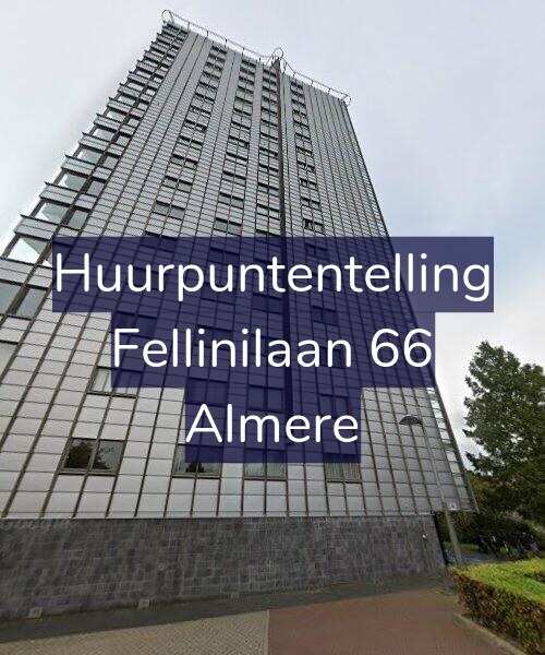 Foto gevel Huurpuntentelling voor Fellinilaan 66, Almere
