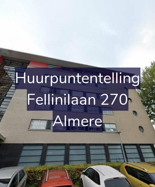 Foto gevel Huurpuntentelling voor Fellinilaan 270, Almere