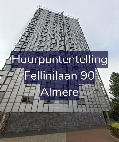 Foto gevel Huurpuntentelling voor Fellinilaan 90, Almere