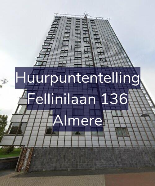 Foto gevel Huurpuntentelling voor Fellinilaan 136, Almere