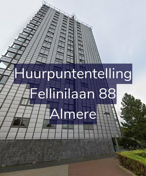 Foto gevel Huurpuntentelling voor Fellinilaan 88, Almere