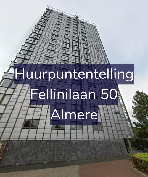 Foto gevel Huurpuntentelling voor Fellinilaan 50, Almere
