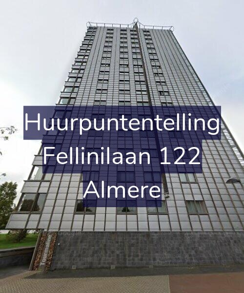 Foto gevel Huurpuntentelling voor Fellinilaan 122, Almere