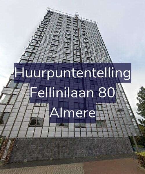 Foto gevel Huurpuntentelling voor Fellinilaan 80, Almere