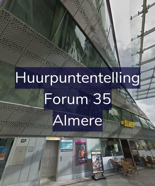 Foto gevel Huurpuntentelling voor Forum 35, Almere