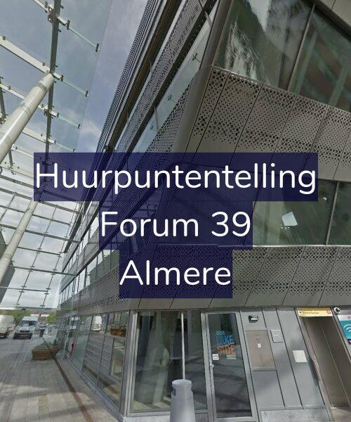 Foto gevel Huurpuntentelling voor Forum 39, Almere