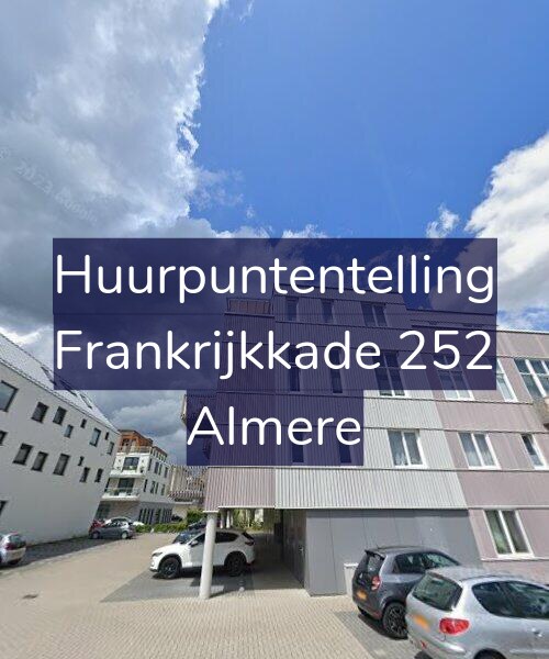Foto gevel Huurpuntentelling voor Frankrijkkade 252, Almere