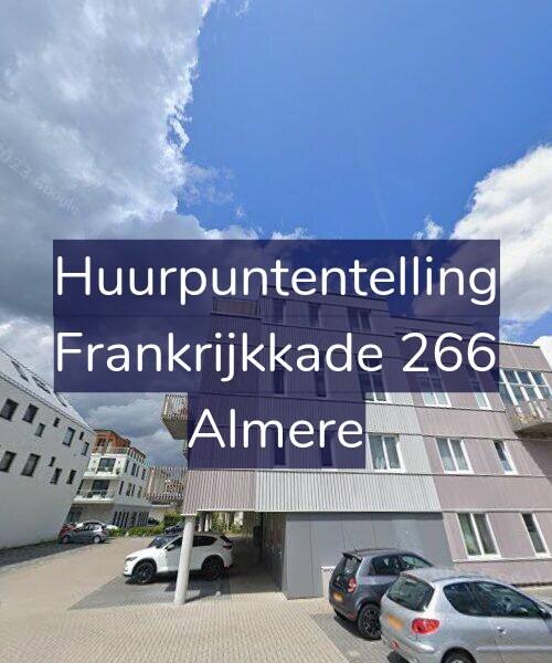 Foto gevel Huurpuntentelling voor Frankrijkkade 266, Almere