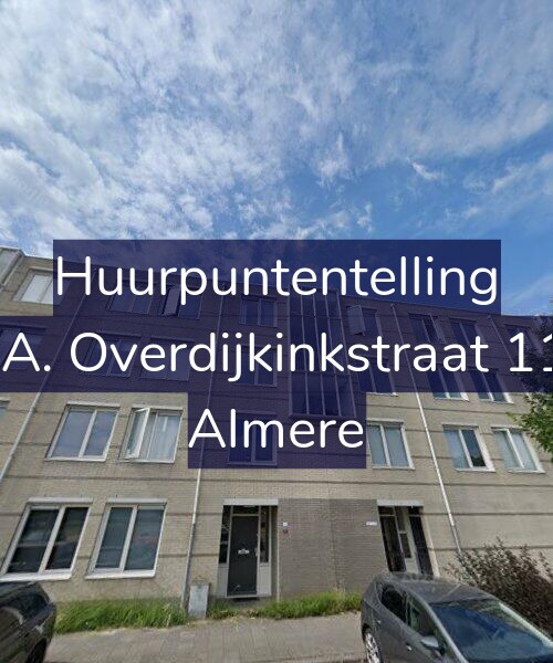 Foto gevel Huurpuntentelling voor G.A. Overdijkinkstraat 110, Almere