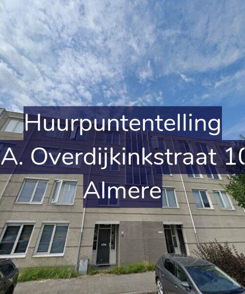 Foto gevel Huurpuntentelling voor G.A. Overdijkinkstraat 106, Almere