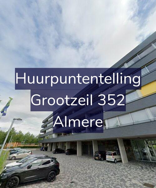 Foto gevel Huurpuntentelling voor Grootzeil 352, Almere