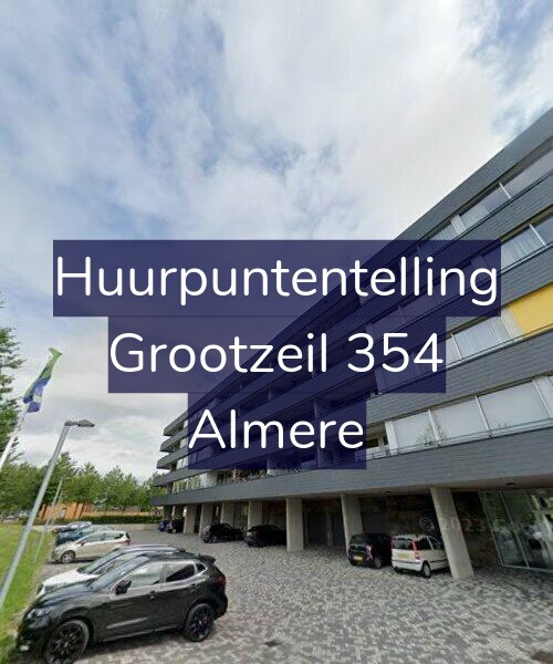 Foto gevel Huurpuntentelling voor Grootzeil 354, Almere
