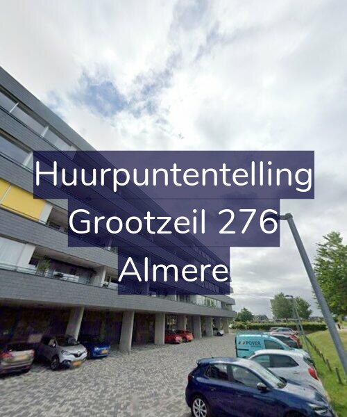 Foto gevel Huurpuntentelling voor Grootzeil 276, Almere
