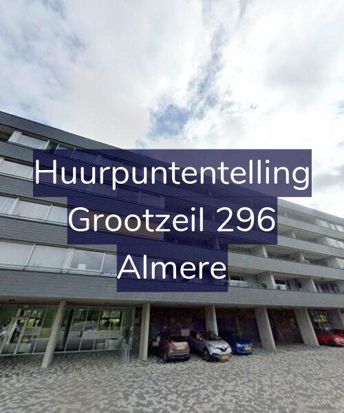 Foto gevel Huurpuntentelling voor Grootzeil 296, Almere