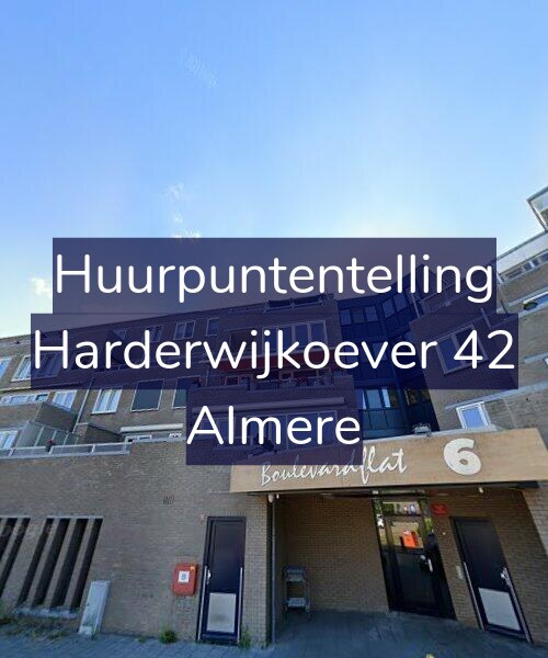 Foto gevel Huurpuntentelling voor Harderwijkoever 42, Almere