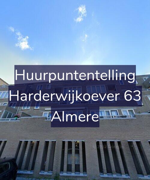Foto gevel Huurpuntentelling voor Harderwijkoever 63, Almere