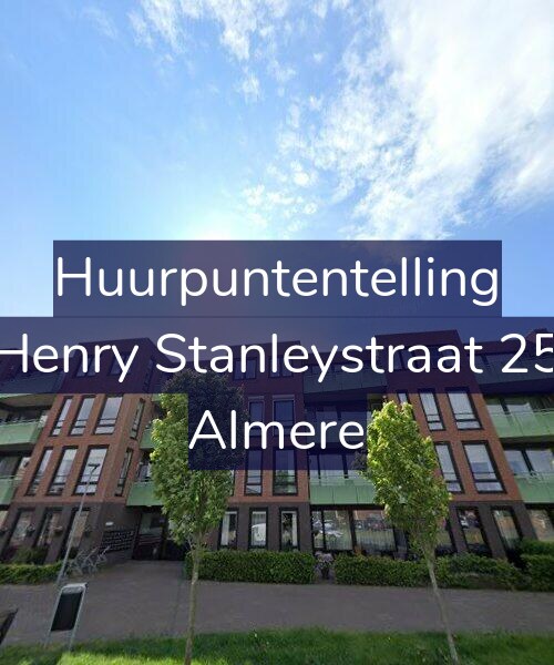 Foto gevel Huurpuntentelling voor Henry Stanleystraat 25, Almere