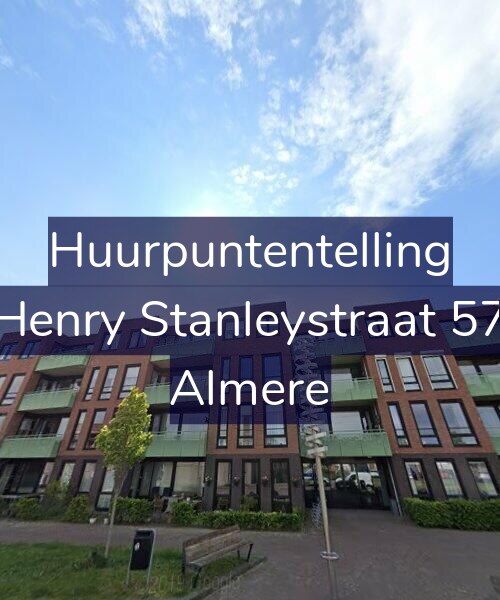 Foto gevel Huurpuntentelling voor Henry Stanleystraat 57, Almere