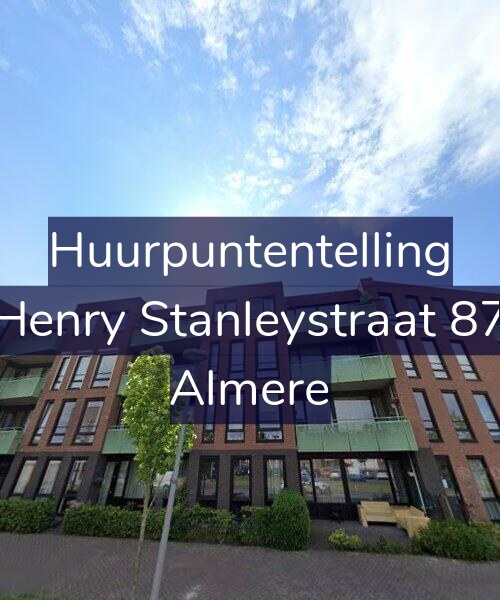 Foto gevel Huurpuntentelling voor Henry Stanleystraat 87, Almere