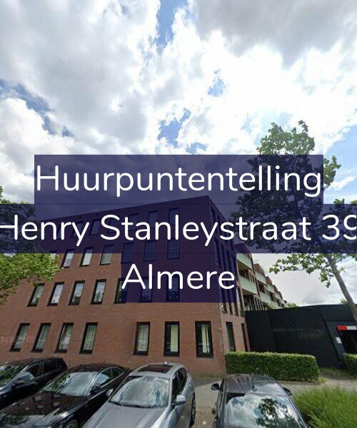 Foto gevel Huurpuntentelling voor Henry Stanleystraat 39, Almere