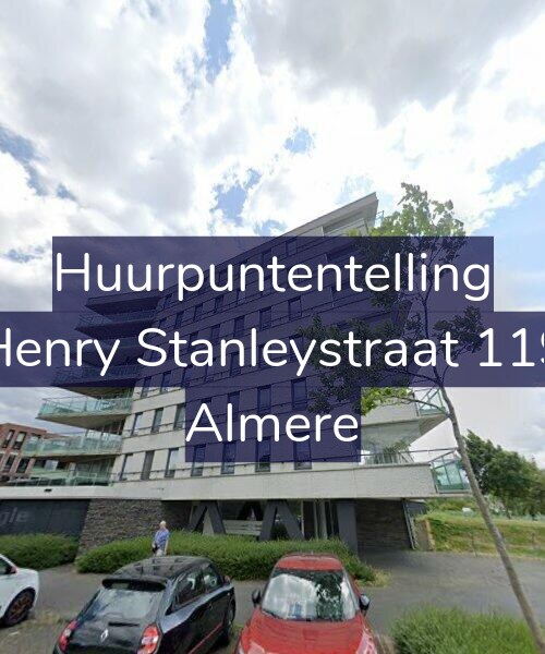 Foto gevel Huurpuntentelling voor Henry Stanleystraat 119, Almere
