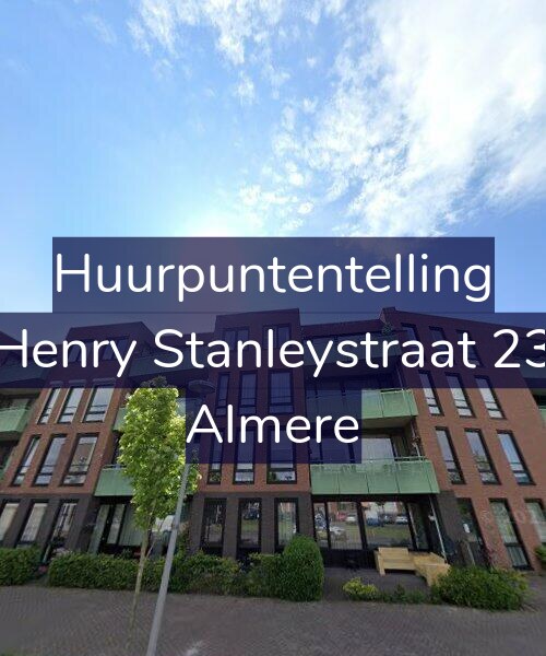 Foto gevel Huurpuntentelling voor Henry Stanleystraat 23, Almere