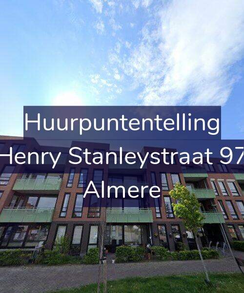 Foto gevel Huurpuntentelling voor Henry Stanleystraat 97, Almere