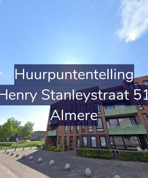 Foto gevel Huurpuntentelling voor Henry Stanleystraat 51, Almere