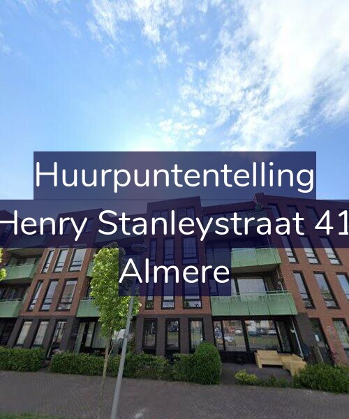 Foto gevel Huurpuntentelling voor Henry Stanleystraat 41, Almere