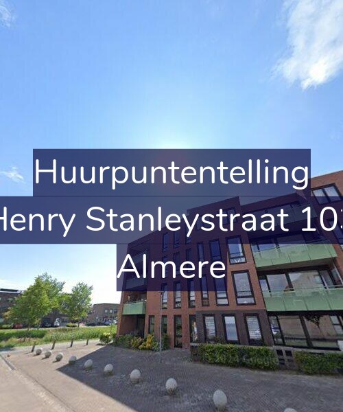 Foto gevel Huurpuntentelling voor Henry Stanleystraat 103, Almere