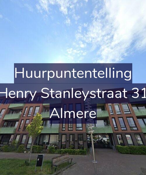 Foto gevel Huurpuntentelling voor Henry Stanleystraat 31, Almere
