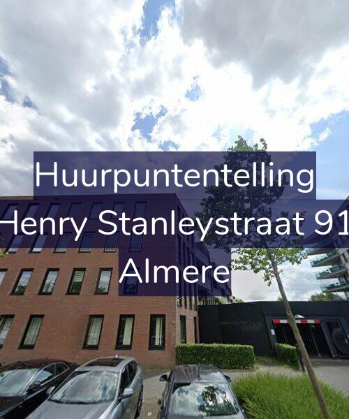 Foto gevel Huurpuntentelling voor Henry Stanleystraat 91, Almere