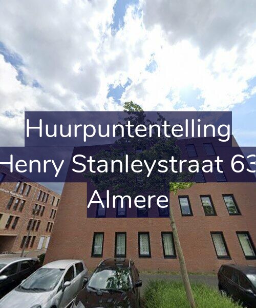 Foto gevel Huurpuntentelling voor Henry Stanleystraat 63, Almere
