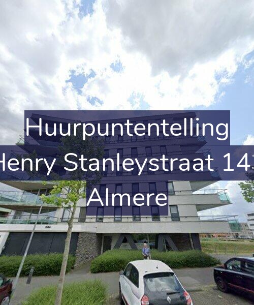 Foto gevel Huurpuntentelling voor Henry Stanleystraat 143, Almere
