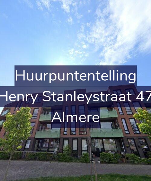 Foto gevel Huurpuntentelling voor Henry Stanleystraat 47, Almere
