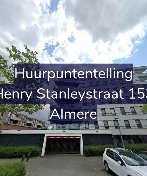 Foto gevel Huurpuntentelling voor Henry Stanleystraat 153, Almere
